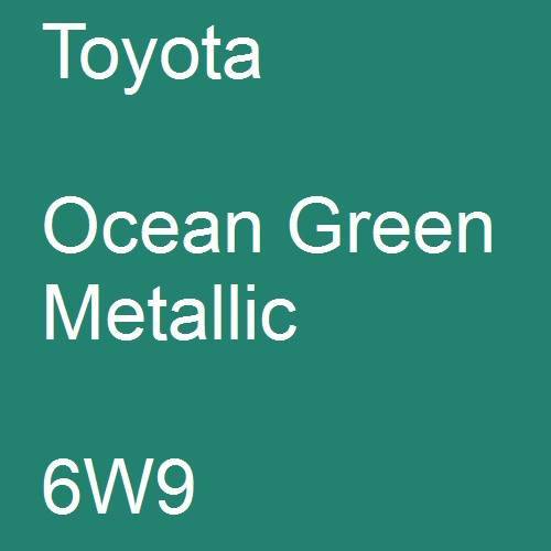 Toyota, Ocean Green Metallic, 6W9.